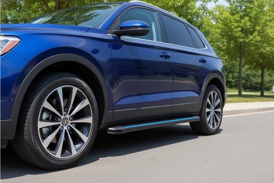 Acura MDX 2013–2020 Bočné nášľapy Maya Blue (2 ks, hliník) Image