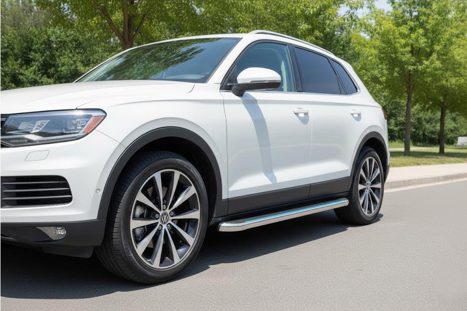 Acura MDX 2013–2020 Bočné prahy Maydos V2 (2 ks, hliník / nehrdzavejúca oceľ) Image