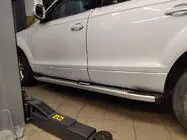 Audi Q7 2005–2015 Mevsim Grey bočné nášľapy (2 ks, hliník) fotografia 2