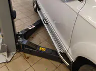 Audi Q7 2005–2015 Mevsim Grey bočné nášľapy (2 ks, hliník) fotografia 1