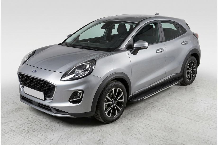 Ford Puma 2019– Bočné prahy Bosphore Grey (2 ks, hliník) Image