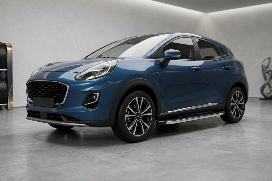 Ford Puma 2019– Bočné nášľapy BlackLine (2 ks, hliník) Image