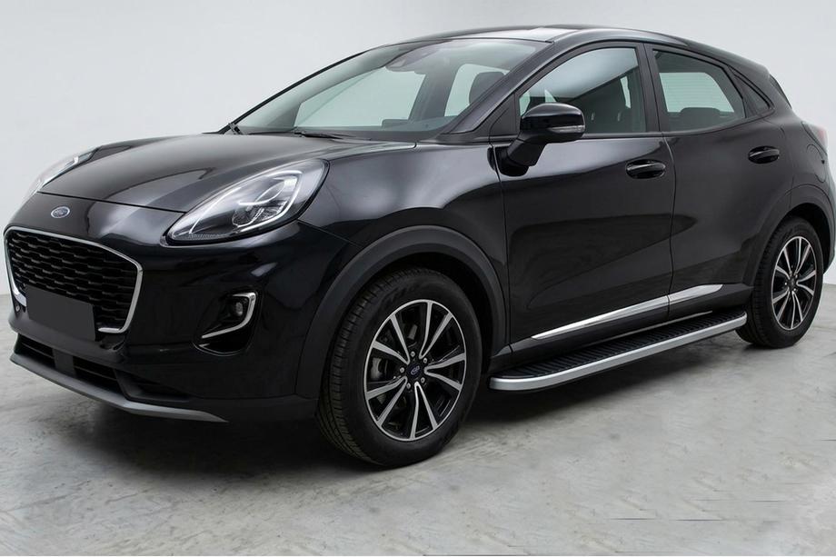 Ford Puma 2019– Bočné prahy Tayga Grey (2 ks, hliník) Image