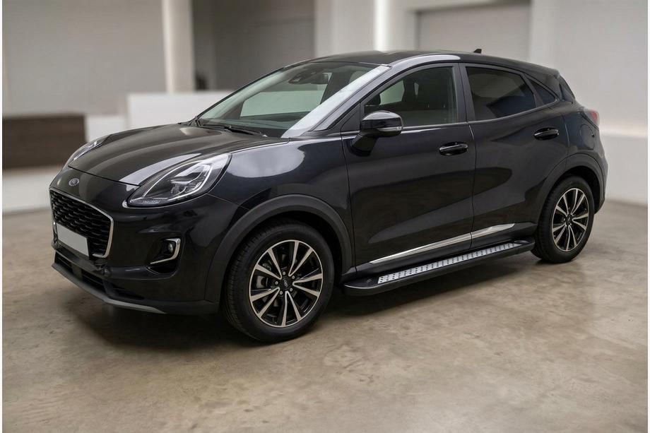 Ford Puma 2019– Bočné nášľapy Vision New Black (2 ks, hliník) Image