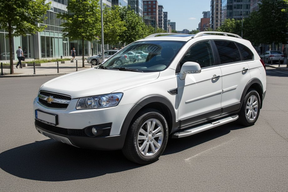Chevrolet Captiva 2006–2019 Mevsim Grey bočné nášľapy (2 ks, hliník) Fotografia 1