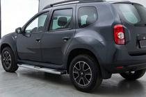 Dacia Duster 2008–2018 Mevsim Grey bočné nášľapy (2 ks, hliník) fotografia 1
