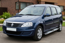 Dacia Logan MCV 2004–2014 Mevsim Grey bočné nášľapy (2 ks, hliník) fotografia 3