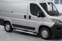 Fiat Ducato 2006–2025 Mevsim Grey bočné nášľapy (2 ks, hliník) fotografia 1