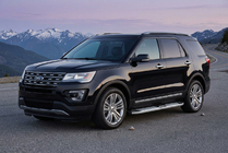 Ford Explorer 2011–2019 Mevsim Grey bočné nášľapy (2 ks, hliník) fotografia 1