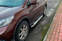 Honda CRV 2012–2016 Mevsim Grey bočné nášľapy (2 ks, hliník) fotografia 2