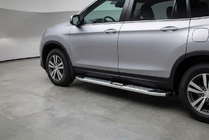 Honda Pilot 2015–2022 Mevsim Grey bočné nášľapy (2 ks, hliník) fotografia 1
