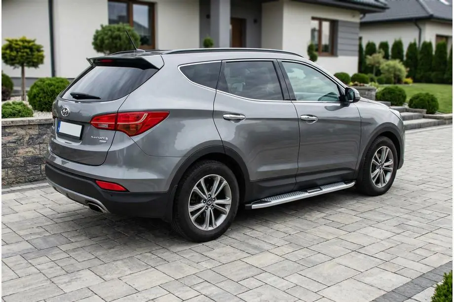 Hyundai Santa Fe 3 2012–2018 Mevsim Grey bočné nášľapy (2 ks, hliník) Image
