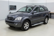 Kia Sorento I BL 2002–2009 Mevsim Grey bočné nášľapy (2 ks, hliník) fotografia 1