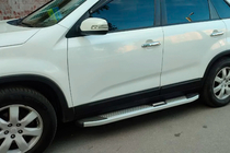 Kia Sorento II XM 2009–2014 Mevsim Grey bočné nášľapy (2 ks, hliník) 2013-2016 fotografia 1