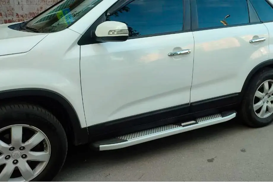 Kia Sorento II XM 2009–2014 Mevsim Grey bočné nášľapy (2 ks, hliník) Fotografia 1