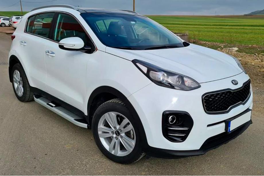 Kia Sportage 2015–2021 Mevsim Grey bočné nášľapy (2 ks, hliník) Fotografia 4