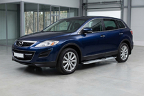 Mazda CX-9 2007–2016 Mevsim Grey bočné nášľapy (2 ks, hliník) fotografia 1
