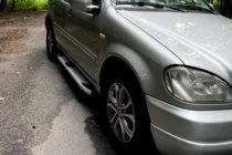 Mercedes ML W163 1997–2005 Mevsim Grey bočné nášľapy (2 ks, hliník) fotografia 2