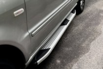 Mercedes ML W163 1997–2005 Mevsim Grey bočné nášľapy (2 ks, hliník) fotografia 1