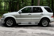 Mercedes ML W163 1997–2005 Mevsim Grey bočné nášľapy (2 ks, hliník) fotografia 3