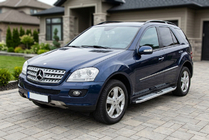 Mercedes ML W164 2005–2011 Mevsim Grey bočné nášľapy (2 ks, hliník) fotografia 1