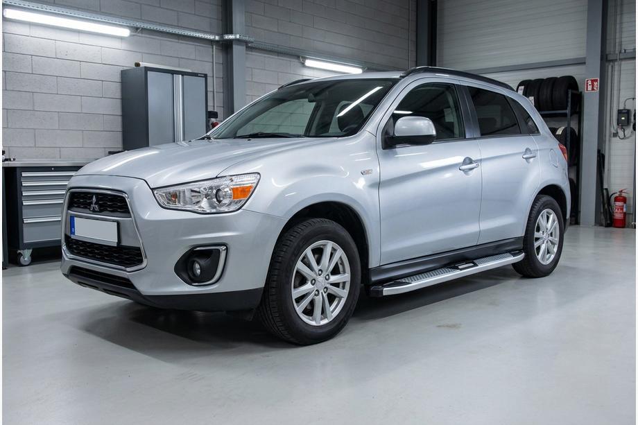 Mitsubishi ASX 2010–2023 Mevsim Grey bočné nášľapy (2 ks, hliník) Image