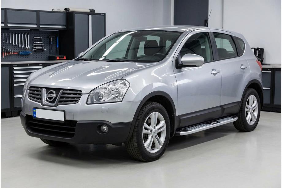 Nissan Qashqai 2007–2010 Mevsim Grey bočné nášľapy (2 ks, hliník) Image