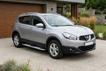 Nissan Qashqai 2010–2014 Mevsim Grey bočné nášľapy (2 ks, hliník) fotografia 1