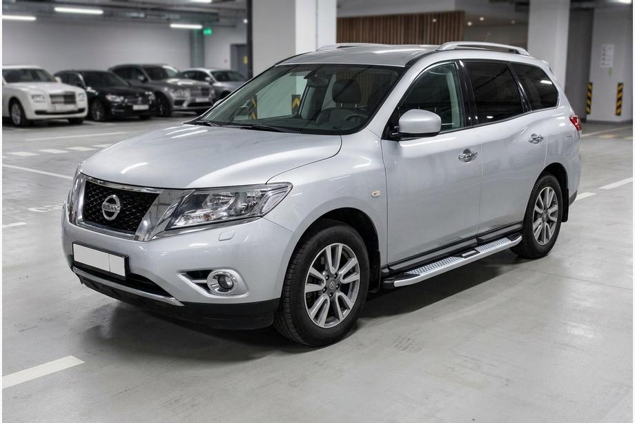 Nissan Pathfinder R52 2012–2021 Mevsim Grey bočné nášľapy (2 ks, hliník) Image