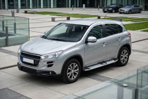 Peugeot 4008 2012–2017 Mevsim Grey bočné nášľapy (2 ks, hliník) fotografia 1