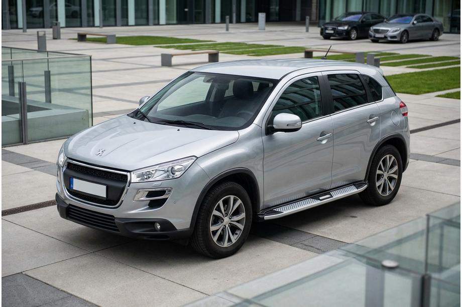 Peugeot 4008 2012–2017 Mevsim Grey bočné nášľapy (2 ks, hliník) Image