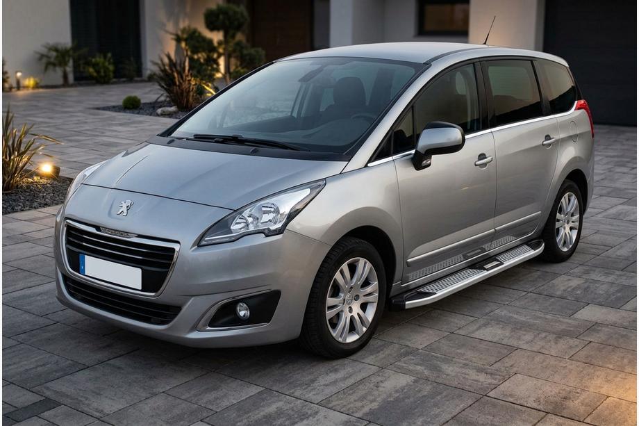 Peugeot 5008 2009–2016 Mevsim Grey bočné nášľapy (2 ks, hliník) Image