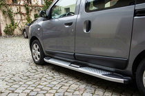Renault Dokker 2013–2022 Mevsim Grey bočné nášľapy (2 ks, hliník) fotografia 1