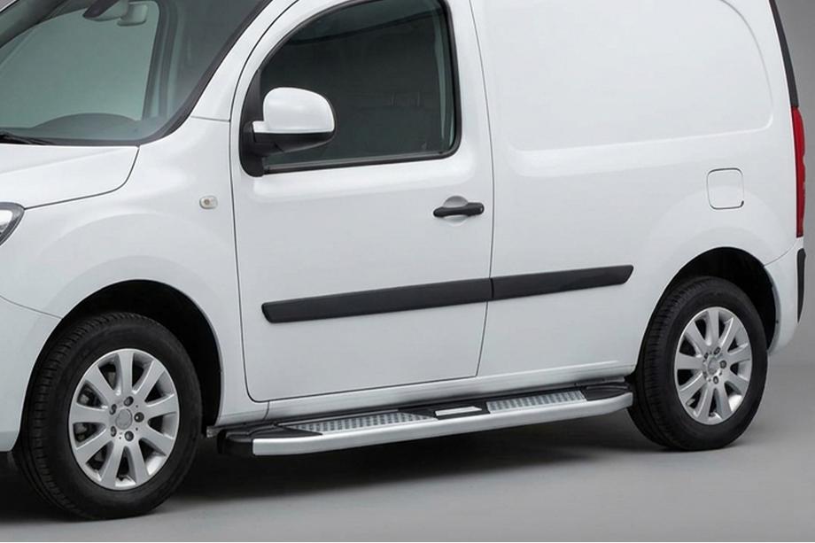 Renault Kangoo 2008–2020 Mevsim Grey bočné nášľapy (2 ks, hliník) Krátky rázvor Fotografia 1