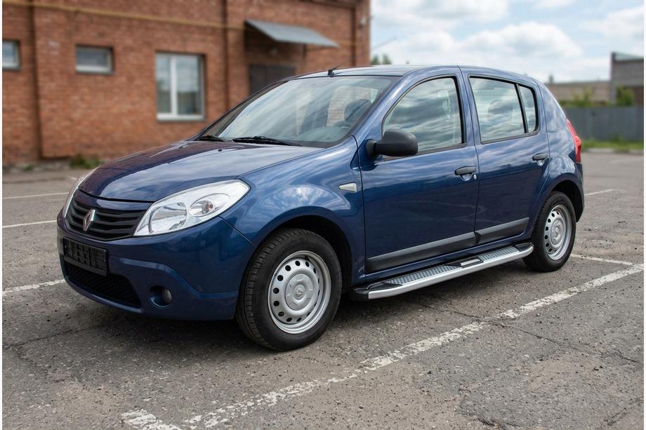 Renault Sandero 2007–2013 Mevsim Grey bočné nášľapy (2 ks, hliník) Fotografia 1