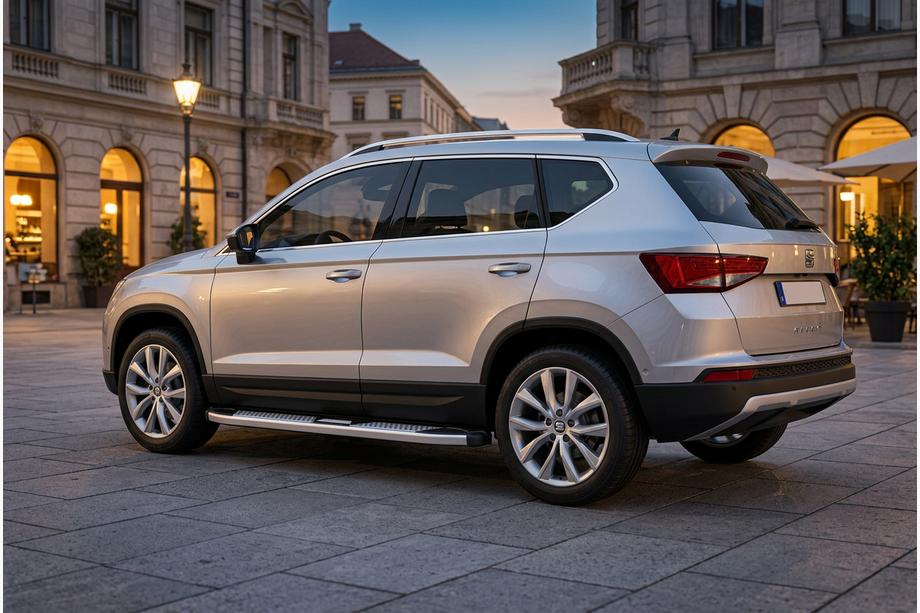 Seat Ateca 2016– Mevsim Grey bočné nášľapy (2 ks, hliník) Image