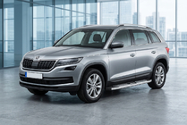 Skoda Kodiaq 2016–2023 Mevsim Grey bočné nášľapy (2 ks, hliník) fotografia 1