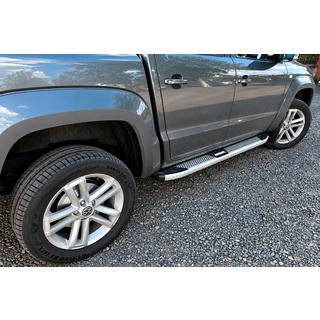 Mevsim Grey bočné nášľapy (2 ks, hliník) Volkswagen Amarok 2010–2022 fotografia 1