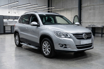 Volkswagen Tiguan 2007–2016 Mevsim Grey bočné nášľapy (2 ks, hliník) fotografia 1