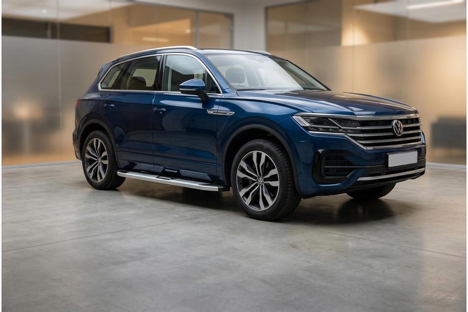 Volkswagen Touareg 2018– Mevsim Grey bočné nášľapy (2 ks, hliník) Fotografia 1
