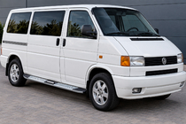 Volkswagen T4 Transporter 1990–2003 Mevsim Grey bočné nášľapy (2 ks, hliník) fotografia 1