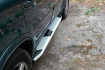 Volvo XC90 2002–2014 Mevsim Grey bočné nášľapy (2 ks, hliník) fotografia 1