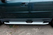 Volvo XC90 2002–2014 Mevsim Grey bočné nášľapy (2 ks, hliník) fotografia 3