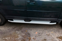 Volvo XC90 2002–2014 Mevsim Grey bočné nášľapy (2 ks, hliník) fotografia 5