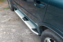 Volvo XC90 2002–2014 Mevsim Grey bočné nášľapy (2 ks, hliník) fotografia 7