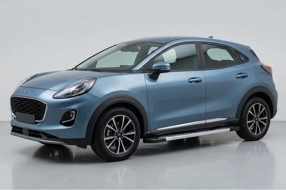 Ford Puma 2019– Bočné nášľapy Vision New Grey (2 ks, hliník) Image