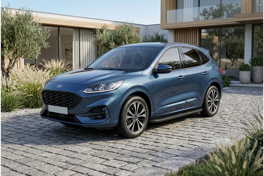 Ford Kuga/Escape 2019– Bočné prahy Tayga Black (2 ks, hliník) Fotografia 1