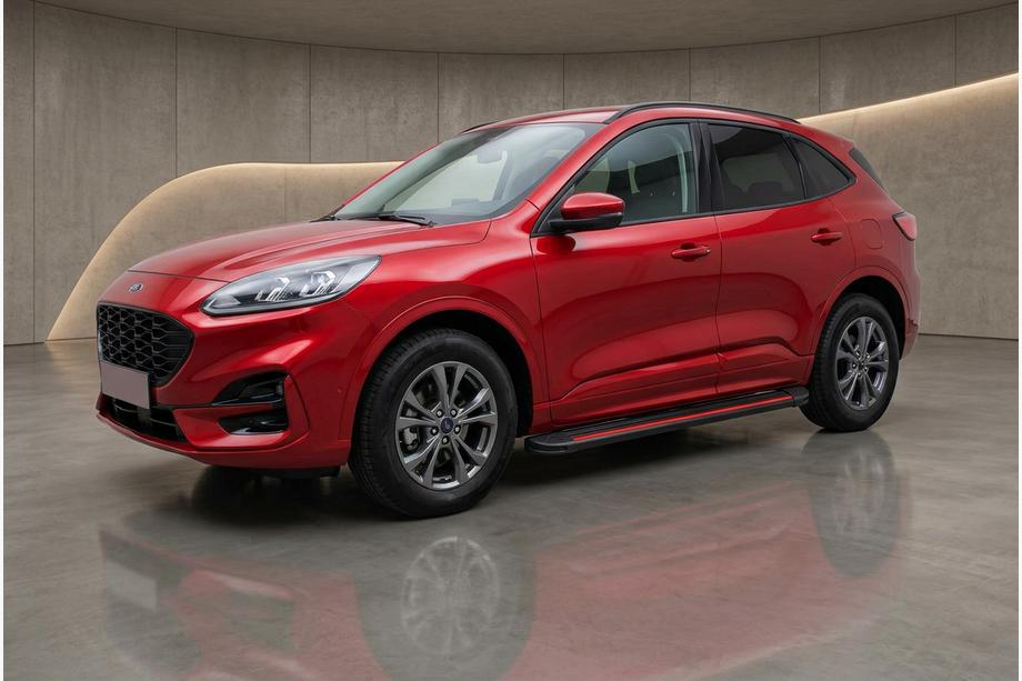 Ford Kuga/Escape 2019– Bočné nášľapy Maya Red (2 ks., hliník) Image