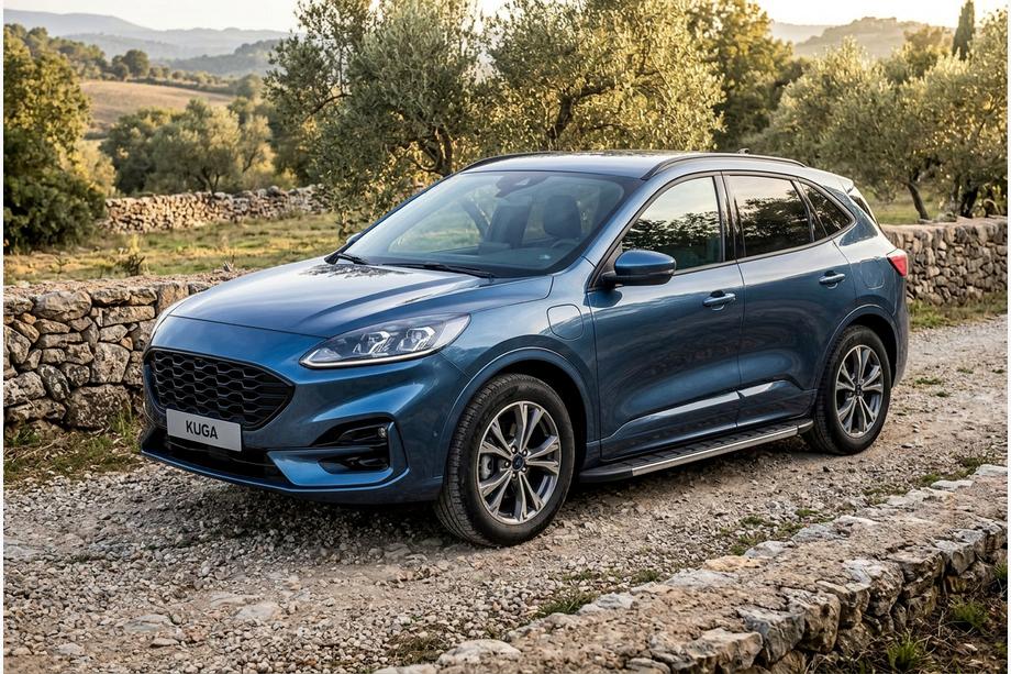 Ford Kuga/Escape 2019– Bočné nášľapy Duru (2 ks, hliník) Image