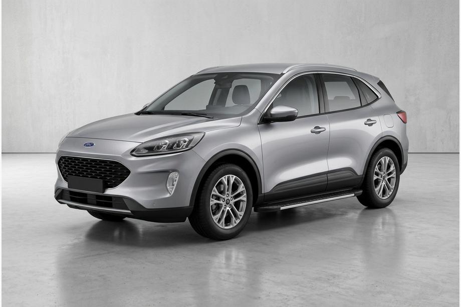 Ford Kuga/Escape 2019– Bočné prahy Bosphore Grey (2 ks, hliník) Image
